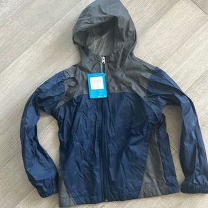 Columbia youth small rain jacket